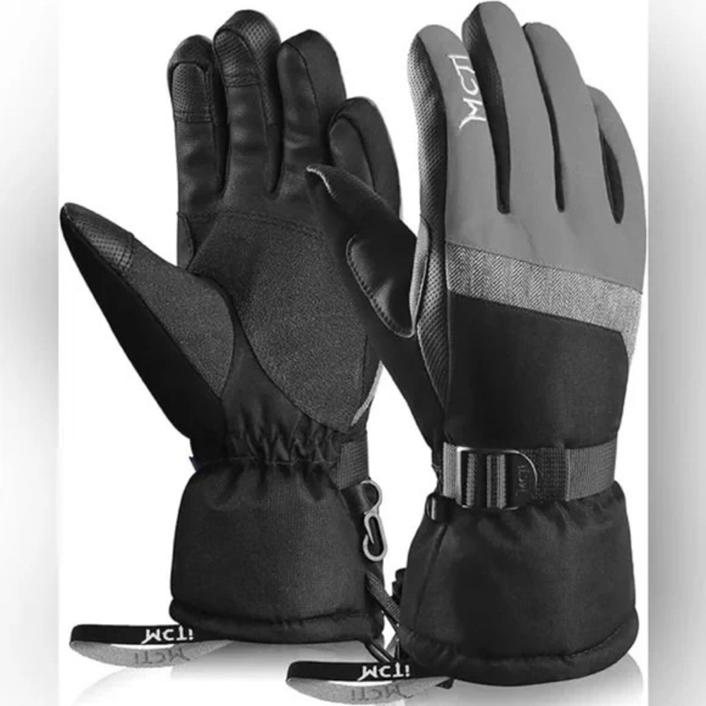 MCTi Ski Gloves Winter Waterproof Snowboard 3M Thinsulate Touchscreen Women Med